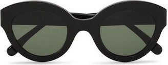 Biodegradable Acetate Chunky Round Sunglasses