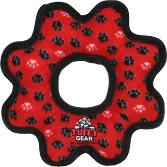 Tuffy Ultimate Gear Ring Red Paw, Dog Toy