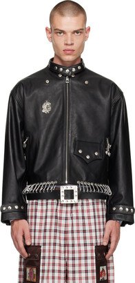 Black K-Point Leather Jacket