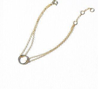 Vicstonenyc Fine Jewelry Forever Circle Bracelet - Gold