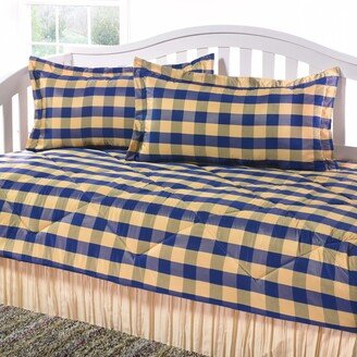 Victor Mill Checkers blue gold Daybed Set