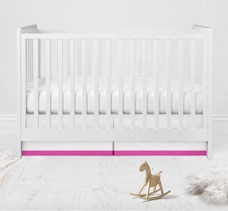 MixNMatch Pink Band Crib/Toddler ruffles/skirt