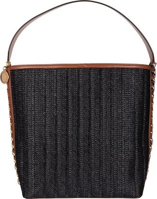 Woven Top Handle Bag