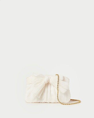 Rochelle Pearl Mini Bow Clutch