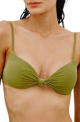 Erin Knot Solid Bikini Top