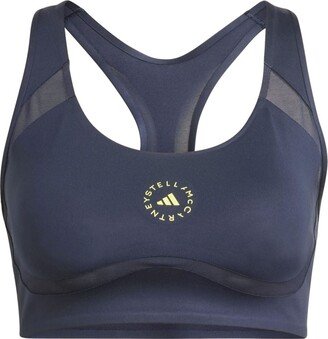 Logo-Print Sports Bra-AG