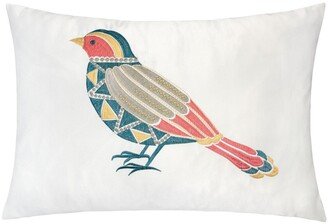 Quinn Embroidery Rectangle Decorative Throw Pillow