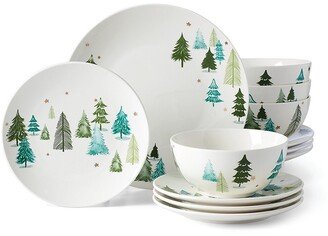 Balsam Lane 12-Piece Dinnerware Set