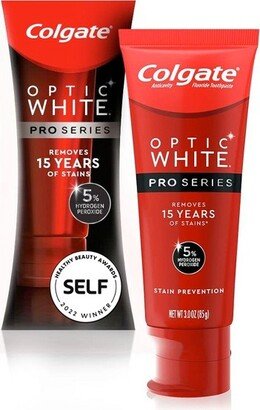 Optic White Pro Series Whitening Toothpaste with 5% Hydrogen Peroxide - Stain Prevention - 3oz