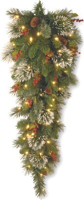 National Tree Company Pre-Lit Artificial Christmas Teardrop-AA