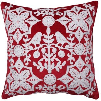 Pillow Perfect Snowflakes and Berries 20 Pillow
