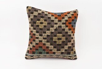 Turkish Kilim Pillow, Bohemian Decorative Throw Home Decor, Turkey Pillow Case, Sofa