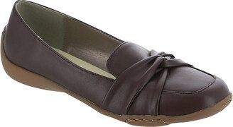 Array Daisy Womens Faux Leather Slip-On Loafers