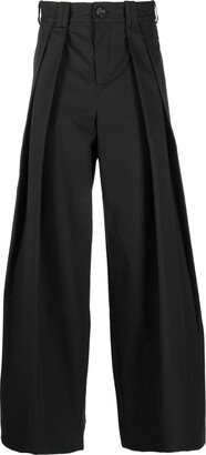 S.S.DALEY Wide-Leg Cotton Trousers