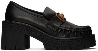 Black Greca Loafers