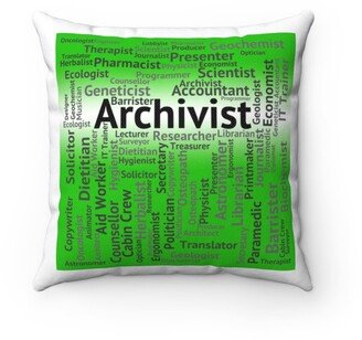 Archivist Job Pillow - Throw Custom Cover Gift Idea Room Decor