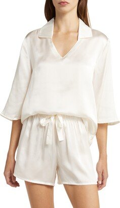 Washable Silk Short Pajamas-AC