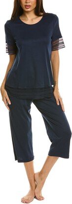 2Pc Sina Crop Pajama Set