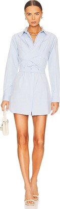 SOVERE Dixie Wrap Shirt Dress