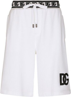 Jogging shorts with embroidery and Monogram