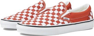 Classic Slip-On (Color Theory Checkerboard Burnt Ochre) Skate Shoes