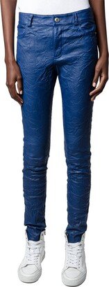 Phlame Froisse Leather Pant-AA