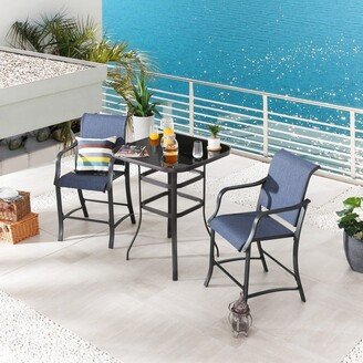Patio Festival 2-Person Bar Height Dining Set-AA