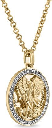 Esquire St. Michael Diamond Pendant Necklace - 0.25ct.