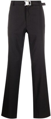Straight-Leg Belted Trousers-AE