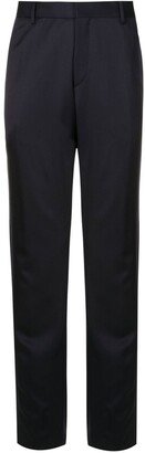 Straight-Leg Tailored Trousers-DW