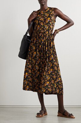 Clea Floral-print Stretch-jersey Midi Dress - Multi