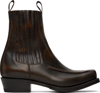 Brown Agulla Chelsea Boots