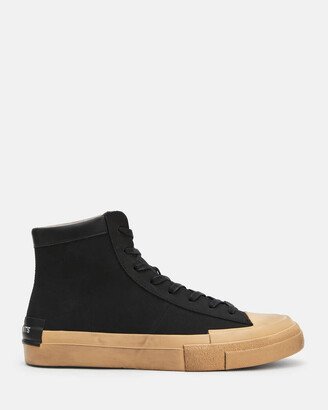 Smith Suede High Top Sneakers - Black