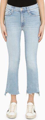 Light blue cropped jeans