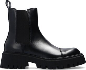 ‘Tractor’ Platform Chelsea Boots - Black