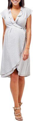 Marina Maternity/Nursing Wrap Dress