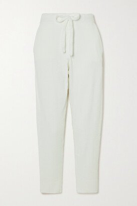 Net Sustain Recycled-bouclé Track Pants - Ivory