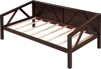 IGEMAN Twin Size Casual Style Wood Daybed for Small Bedroom City Aprtment Dorm