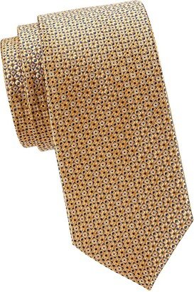 Saks Fifth Avenue Made in Italy Saks Fifth Avenue Men's Pattern Silk Tie-AC