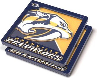 NHL Nashville Predators 3D Logo Series Coasters