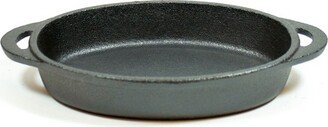 Old Mountain Pre-Seasoned Cast Iron 4.5 Inch Oval Single Serve Dish