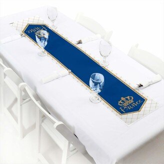 Big Dot Of Happiness Royal Prince Charming - Petite Party Paper Table Runner - 12 x 60 inches