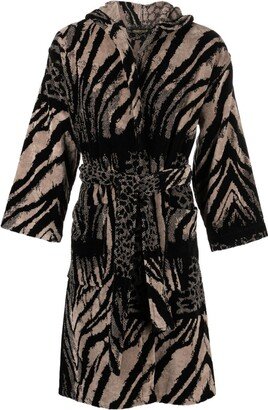 Roberto Cavalli Home Animal-Print Bath Robe