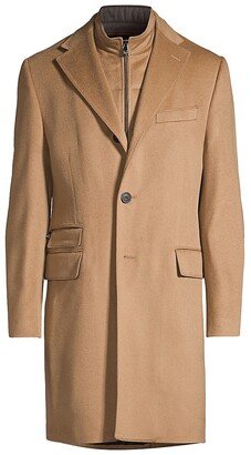 Camel ID Wool & Angora Top Coat