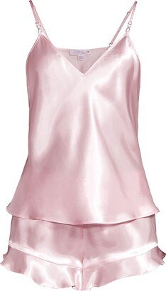 Felicity Hope 2-Piece Satin Pajama Short Set