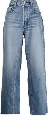 High-Rise Wide-Leg Jeans-AI