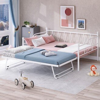 RASOO Classic Full Size Daybed, Twin Size Portable Folding Trundle for Versatile Use-AA