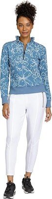 Tail Activewear Slay Printed 1/4 Zip Pullover (Minimalist) Women's Clothing