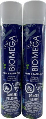 Aquage Firm & Fabulous Hairspray 10 OZ Set of 2