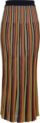 Alight Stripe Midi Skirt